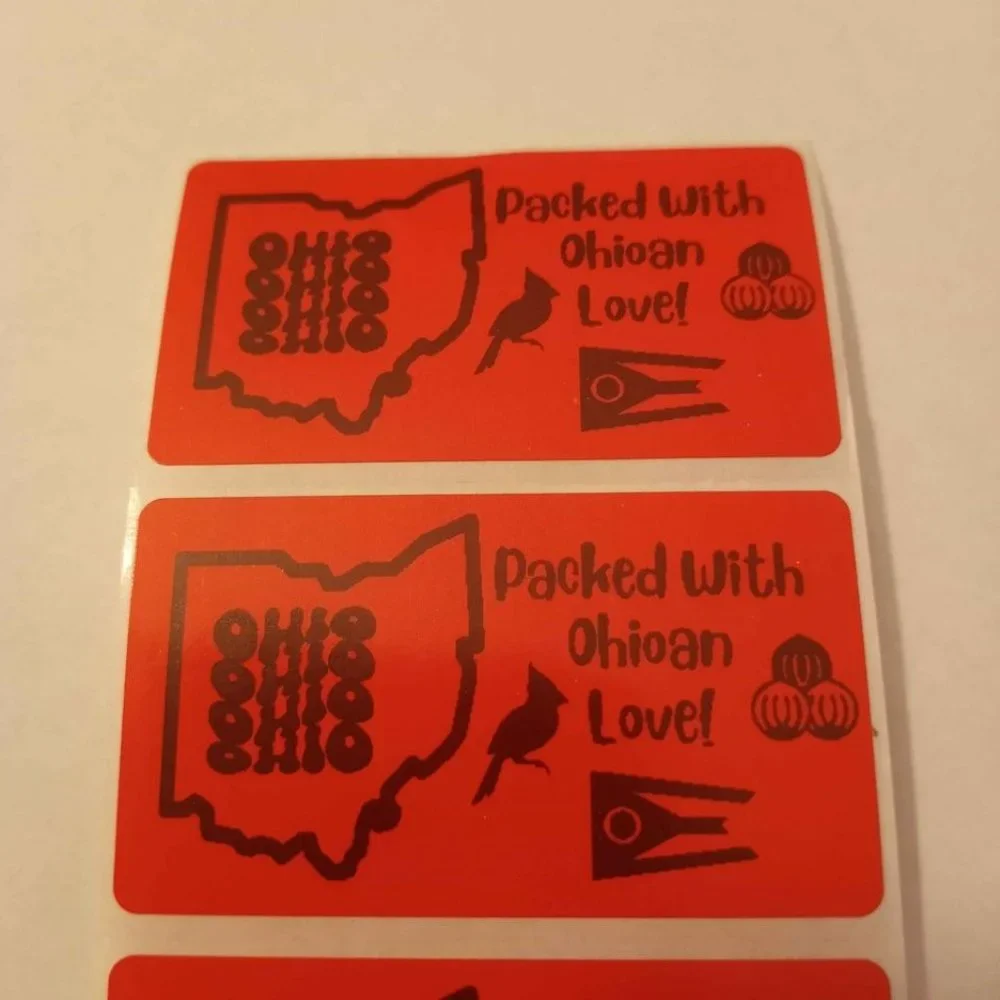 💙100 Ohioan Love- Shipping Labels Thermal Packaging Stickers 2.25